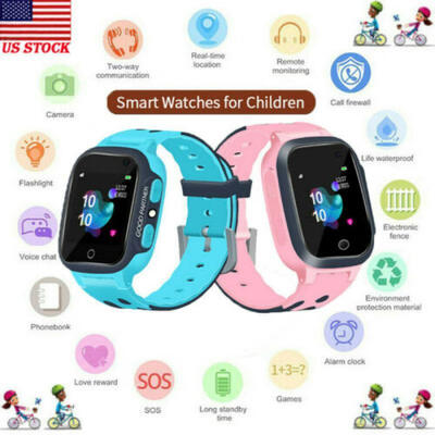 

Waterproof Anti-lost GPS Kids Smart Watch Clock SOS Call Location Device Tracke