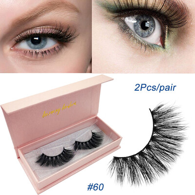 

〖Follure〗Natural Cross Long 100 Real 3D Fur Eye Lashes Extension False Eyelashes