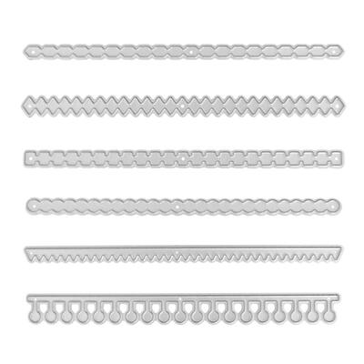 

6pcs Decorating Line DIY Cutting Die Stencil Scrapbook Embossing Album Card