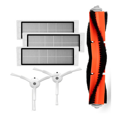 

6-PACK for Xiaomi S50 S51 Main Brush Filter Side Brush Mop Accessories