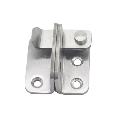

Stainless Steel Gate Latches LeftRight Door Padlock Latch Safety Door Lock with Padlock Hole