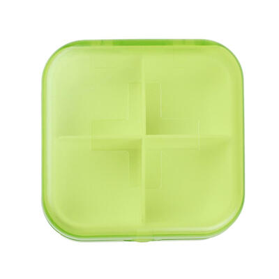 

4 Grids Mini Portable Pill Box Drug Tablets Case Medicine Box Container