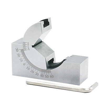 

Adjustable Micro Angle Gauge Milling Lathe High Precision Angle V Block Milling Setup Angle Gauge