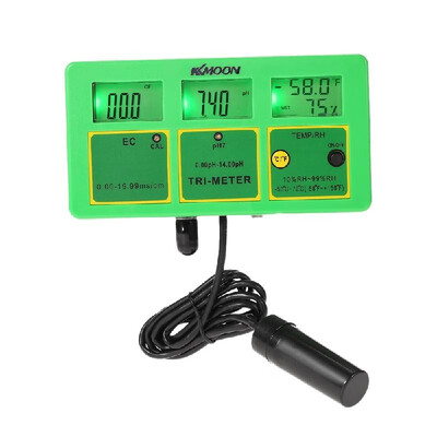 

KKmoon New Professional 4 in 1 Multi-parameter Water Testing Meter Digital LCD Tri-Meter Multi-function Water Quality Monitor pHR