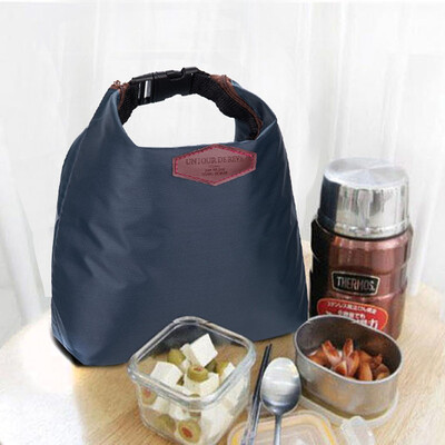 

JPGIF Tote Portable Insulated Pouch Cooler Waterproof Food Storage Bag Navy