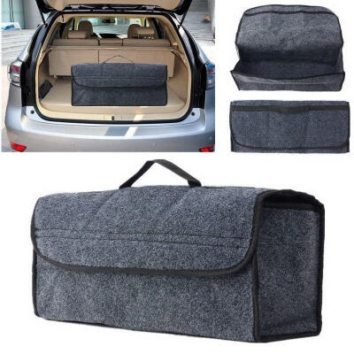 

Car Seat Back Multi-functional Storage Bags Organizer Cool Hot Travel Holder Big Storage Bag Gray