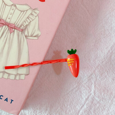 

Hot Selling 1pclot Lady Super Cute Fruit Strawberry Shape Barrette Metal Hair Clips for Kids Hairgrips Girls Hair Accessories