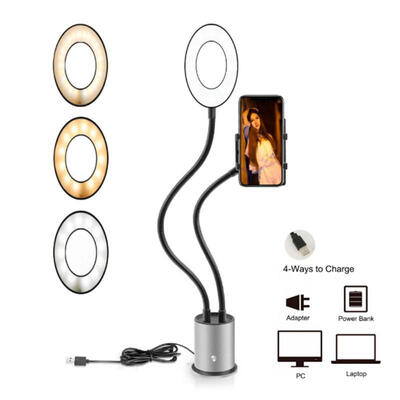 

Multi-function Fill Light 2-in-1 Mobile Phone Holder Self-timer Rod with Beauty Light