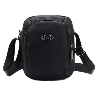 

Nylon Waist Zipper Bags Men Solid Color Phone Pouch Casual Fanny Packs