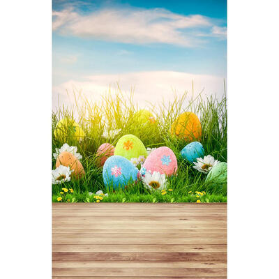 

Easter Theme Digital Printed Photographic Background Cloth Studio Backdrops