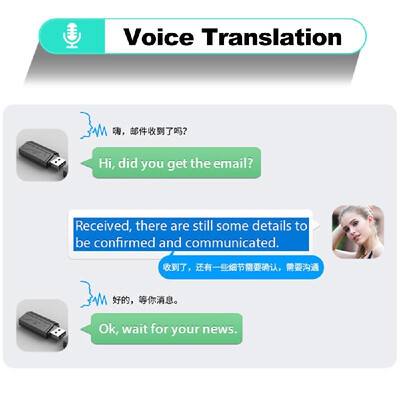 

Portable USB AI Voice Assistant Mini Voice Search Voice Translation with 24 Target Languages USB HUB Expansion