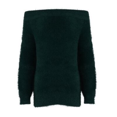 

〖Follure〗Loose color long sweater Pullover female