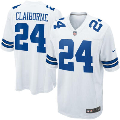 

Youth Football Jersey Dallas Cowboys Morris Claiborne White Game Jersey