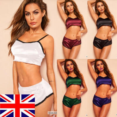 

Summer Ladies Sexy Underwear Lace Pajamas Camisole Suit Pajamas Silk Pajamas set