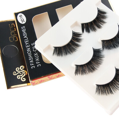 

〖Follure〗1 Box Luxury 3D False Lashes Fluffy Strip Eyelashes Long Natural Party