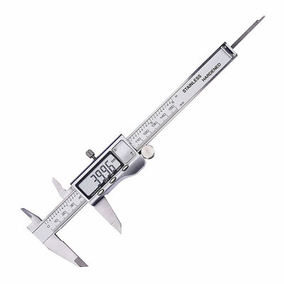 

Stainless Steel Digital Display Vernier Caliper Metal 0-150mm Scale Inch Metric Fractions Conversion Measuring Tool