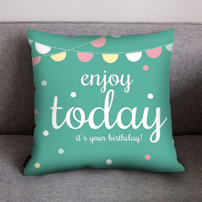 

〖Follure〗Print Pillow Case Polyester Sofa Car Cushion Cover Home Decor