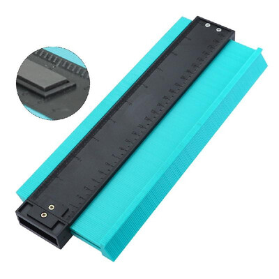 

ETOPOO new 120mm irregular contour gauge arc scale profile gauge profiler 250MM plastic profile blue