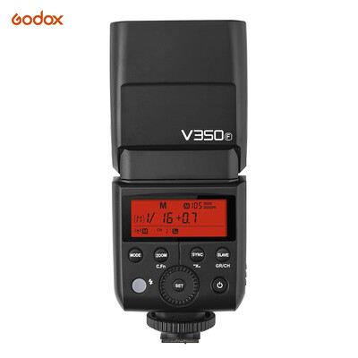 

Godox V350F Compact Size 24G Wireless Speedlite Master Slave Camera Flash TTL 18000s HSS Built-in 2000mAh Li-ion Battery with B