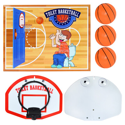 

〖Follure〗Toilet Basketball Game Decompression Fun Pitching Game Toy