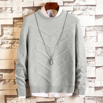 

Toponeto Mens New Autumn Winter Casual Long Sleeve Knitting Sweaters Tops Blouse