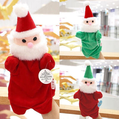 

Cute XMAS Santa Claus Hand Finger Puppet Plush Toy Soft Toy Kids Baby Christmas Birthday Gift