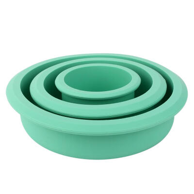 

Greensen 3 Layer Silicone Cake Mold Pizza Plate DIY Mould Round Tools Pizza Mould Baking Mould