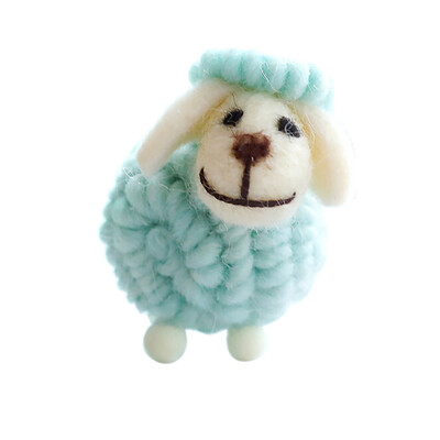 

Gobestart Wool Colorful Lamb Home Ornaments Christmas Accessories Christmas Tree Decor