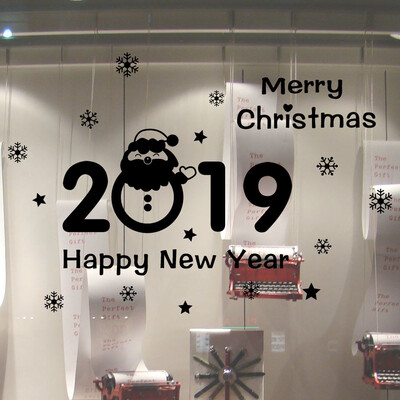 

Tailored Wall Window Stickers Santa Claus Snowman Snowflake Christmas Xmas Vinyl Decals