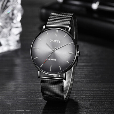 

〖Follure〗Fashion Casual Unobtrusive Simple Single Business Net With Strap Mens Watch