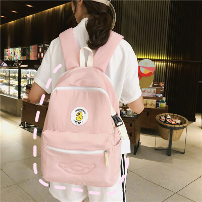 

Ins Wind Bag Female Korean High School Students Concise High Capacity Junior High School Girls Japanese Backpack Backpack