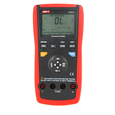 

UNI-T UT611 UT612 Digital LCR Meter Auto LCR Smart Check&Measurement Inductance Capacitance Resistance Frequency Tester