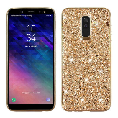 

MOONCASE Samsung Galaxy A6 2018 Glitter TPU-Gold