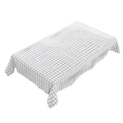 

Country Style Linen Tablecloth Geometry Print Wedding Banquet Table Cover