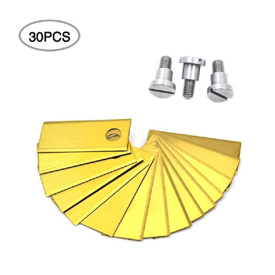 

30× Auto Mower Blades Stainless Replacement Blades for Bigmow Robot Mower Blade 05mm Sliver