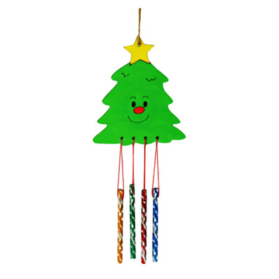 

〖Follure〗Creative wind bell for Christmas white wood wind bell