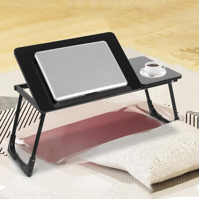 

Foldable Wooden Laptop Desk Table Adjustable Breakfast Bed Serving Tray Laptop DeskLaptop Desk
