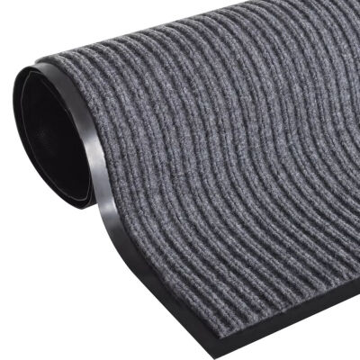 

Gray PVC Door Mat 3 9" x 5 9