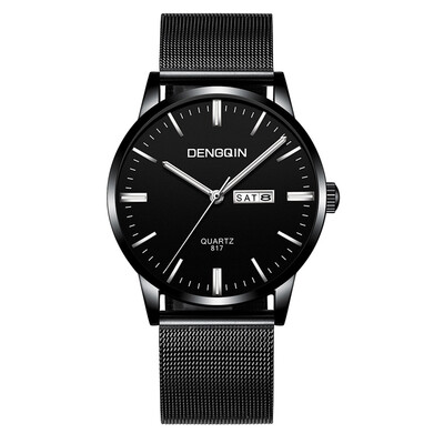 

Gobestart Luxury Quartz Sport Military Stainless Steel Dial Band Wrist Watch