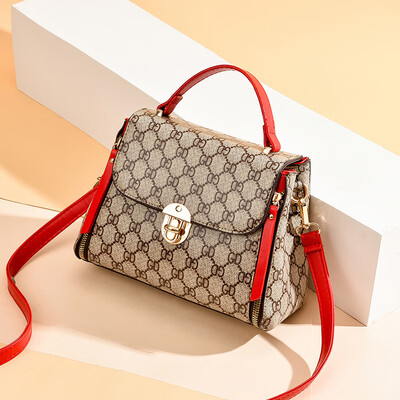 

New Little Girl Trendy Fashion on ins Slant Single Shoulder Bag Fashion Handbag for Middle-aged Women