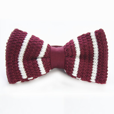 

Manufacturers retail wholesale custom-made knitted cotton bow tie a generation of new knitted bow tie wool bow tie