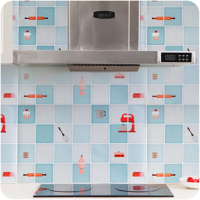 

〖Follure〗High Temperature Kitchen Anti - oil Paste Aluminum Foil Waterproof Stickers A