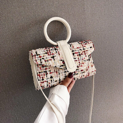 

Tailored Womens Bag Bucket Bag Shoulder Bag Color Stitching Crossbody Bag