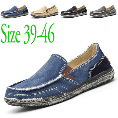 

Graceful spring&summer canvas peas shoes mens foreign trade old Beijing cloth shoes mens peas shoes explosion cross-border f