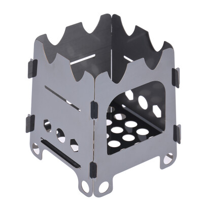 

Outdoor Camping Stove Portable Ultralight Folding Wood Stove Pocket Stove for Camping Fishing Hiking