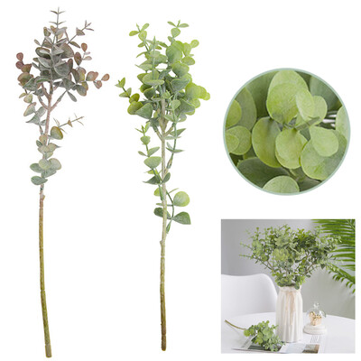 

40cm Artificial Eucalyptus Leaves Plant Fake Green Plants Simulation Home Decor