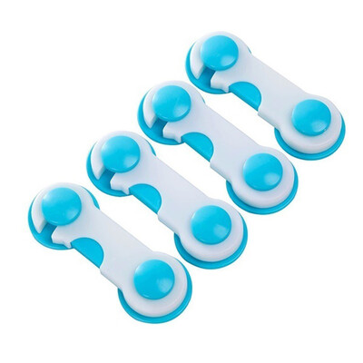 

Siaonvr 4Pcs Child Security Kids Box Drawer Cupboard Wardrobe Door Fridge Safety Lock BU