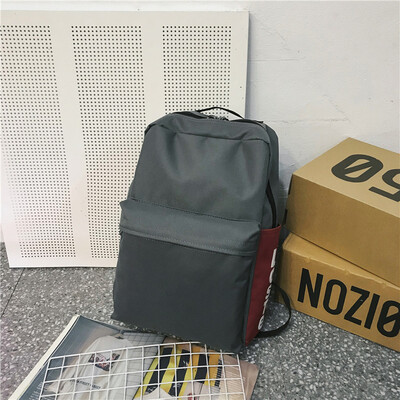 

Ins wind bag female Korean high school students fashion high-capacity Chao brand mens backpack backpack backpack