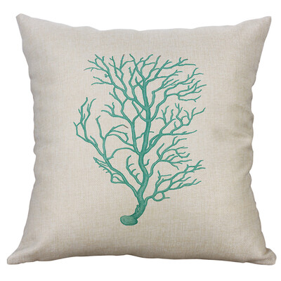 

〖Follure〗100 NEW 2019 Marine Life 40x40cm Linen Pillow Pillowcase Home Decorative