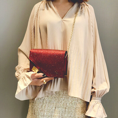 

Tailored Women Girl Fashion Stars Sequins Padlock Crossbody Shoulder Bag